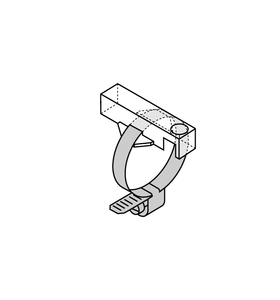 Mounting Accessories - Mounting Bracket with Clip Collar