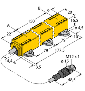 Turck Inductive Linear Position Sensor