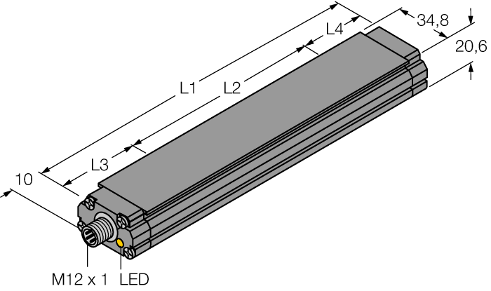 Linear position sensor - (LT24E-Q21-LI1X3-H1141)