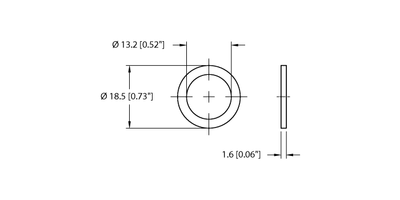 Actuator and Sensor Accessory - Mounting seal gasket