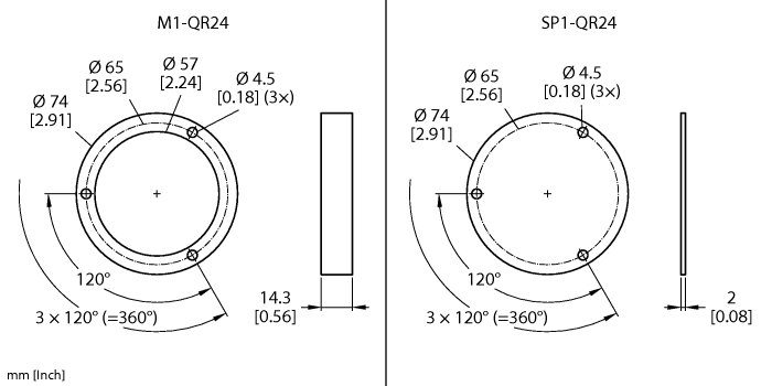 Accessories - Protecting Ring and Shield Plate (M2-QR24)