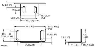 Accessories for Inductive Sensors - Mounting Clip for Q130 Model