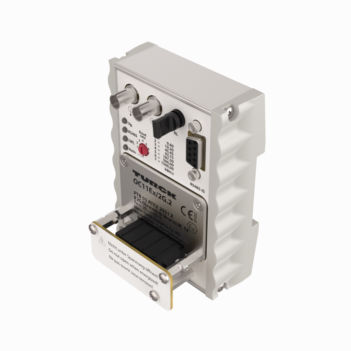 excom I/O System - PROFIBUS-DP fiber-optic coupler for zone 1 (OC11EX/2G.2)
