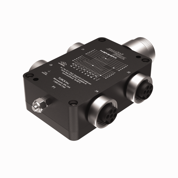 Passive Actuator/Sensor Junction Box, 4 Ports - 7/8” minifast I/O Ports (P-4 RKFV 66-RSFV19)