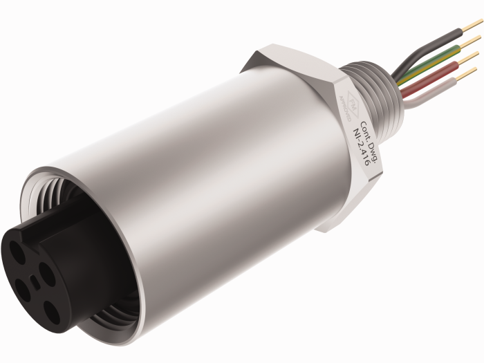 Hazardous Location Power Receptacle - Front Mount (P-PWR-GKDFV 44 EX-1M/14.5/NPT)