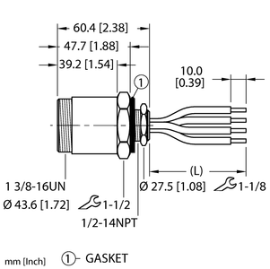Hazardous Location Power Receptacle - Front Mount