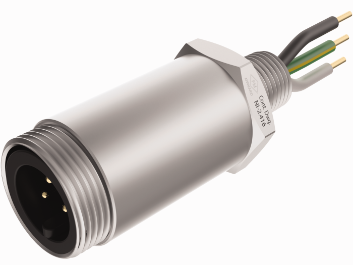 Hazardous Location Power Receptacle - Front Mount (P-PWR-GSDFV 30 EX-0.5M/14.5/NPT)