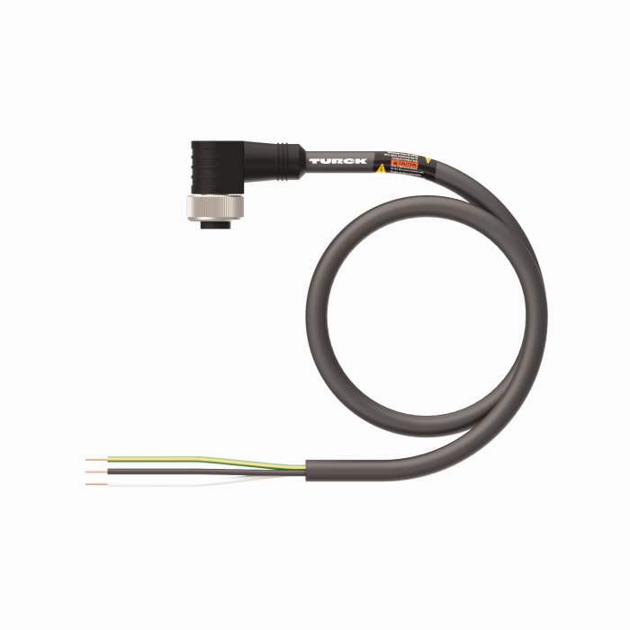 Hazardous Location Power Cordset - Connection Cable (P-PWR-WKM 34-1198-1.5M)