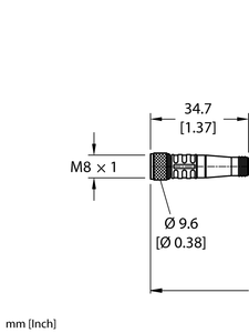 Actuator and Sensor Cordset - Extension Cordset