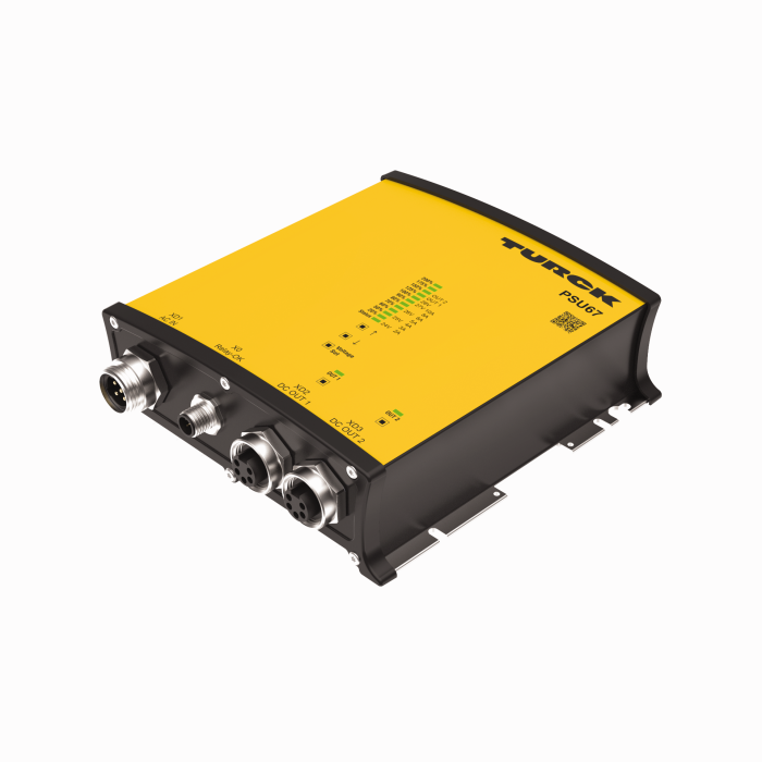 Smart Power Supply Module in IP67 - 24…28 VDC Output Voltage (PSU67-3P-1MP-2M5-24200-F)