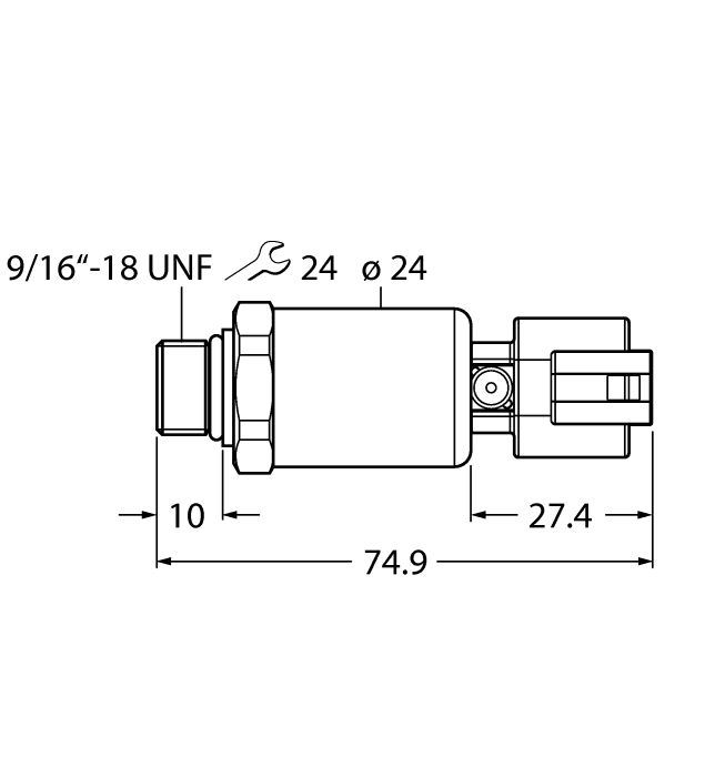 Pressure Transmitter - With Current Output (2-Wire) (PT100R-2121-I2-DT043P)