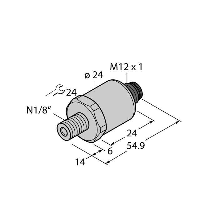Pressure Transmitter - With Voltage Output (3-Wire) (PT10R-1014-U3-H1141)