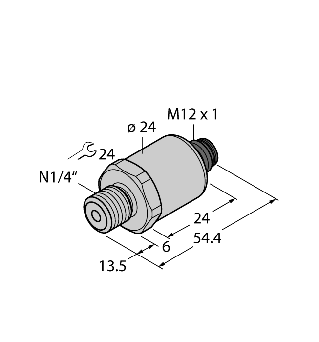 Pressure Transmitter - With Voltage Output (3-Wire) (PT15PSIG-1003-U1-H1143)