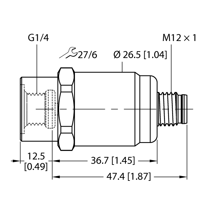 Pressure Transmitter - With Voltage Output (3-Wire) (PT1VR-1001-U1-H1143)