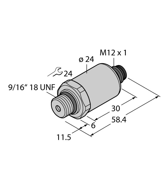 Pressure Transmitter - With Current Output (2-Wire) (PT3000PSIG-2021-I2-H1144/X)