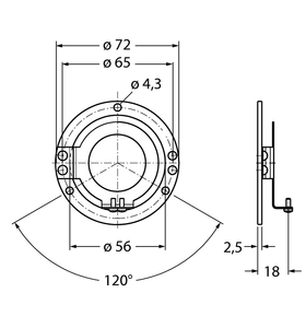 Accessories - Flex mount pitch circle 65mm
