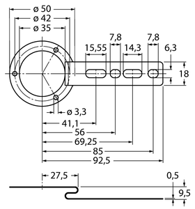 Accessories - Single point tether arm
