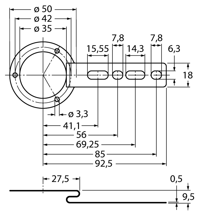 Accessories - Single point tether arm (RA-SA)