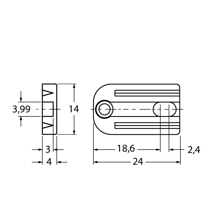 Accessories - Torque stop - long (RA-T)