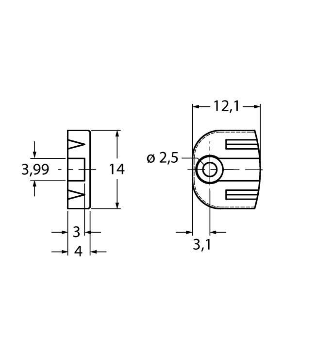 Accessories - Torque stop - short (RA-T1)