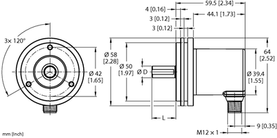 Absolute Rotary Encoder - Multiturn