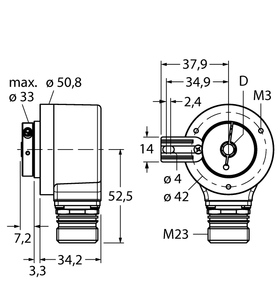 Incremental Hollow Shaft Rotary Encoder