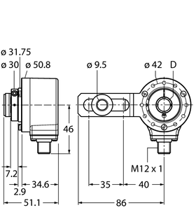 Incremental Hollow Shaft Rotary Encoder