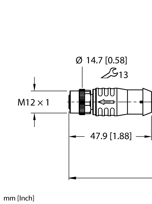 Actuator and Sensor Cordset - Extension Cordset (RKEV 4.5T-1.4-RSEV 4.5T/S3060)