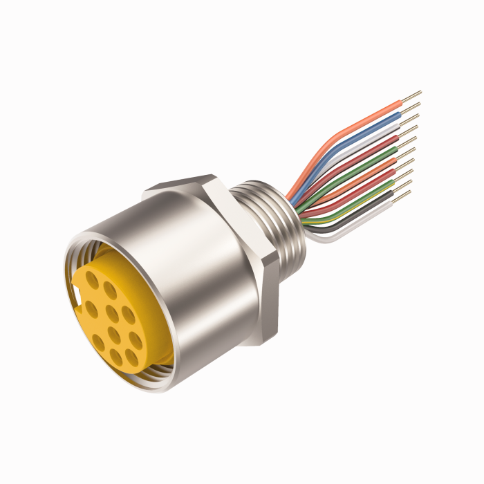 Actuator and Sensor Receptacle - Front Mount (RKF 106-0.3M/14.5/NPT)