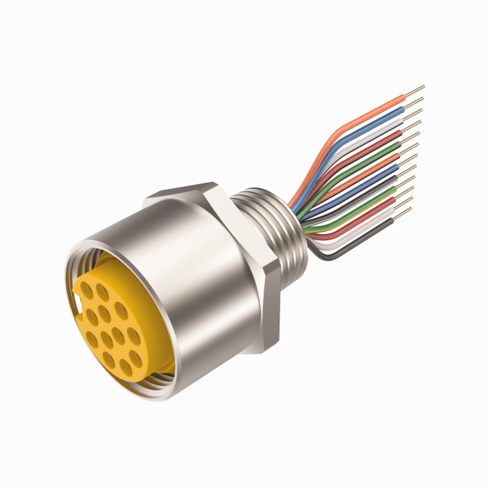 Actuator and Sensor Receptacle - Front Mount (RKF 126-0.3M/14.5/NPT)
