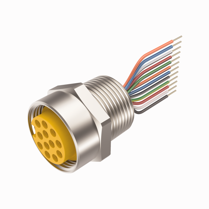 Actuator and Sensor Receptacle - Front Mount (RKF 126-0.3M/14.75/NPT)