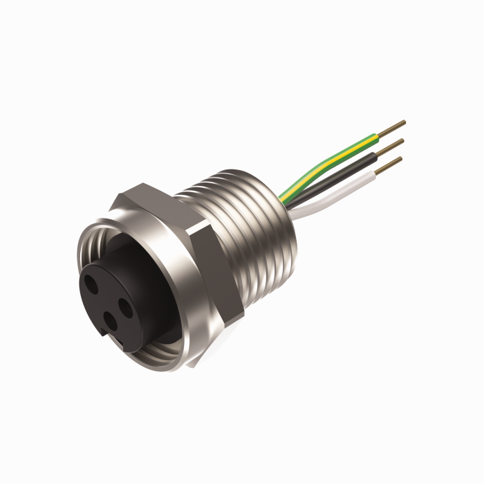 Actuator and Sensor Receptacle - Front Mount (RKF 36-0.2M/NPT)