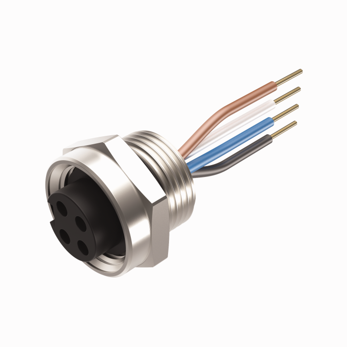 Actuator and Sensor Receptacle - Front Mount (RKF 40-0.2M)