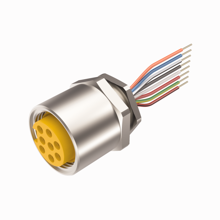 Actuator and Sensor Receptacle - Front Mount (RKF 86-0.2M/M20)