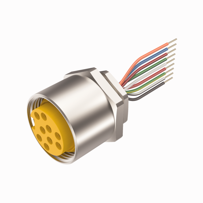 Actuator and Sensor Receptacle - Front Mount (RKF 96-0.3M/M20)