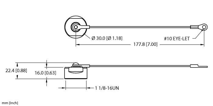 Accessory for 1-1/8 - Closure cap (RKFCV-CC)