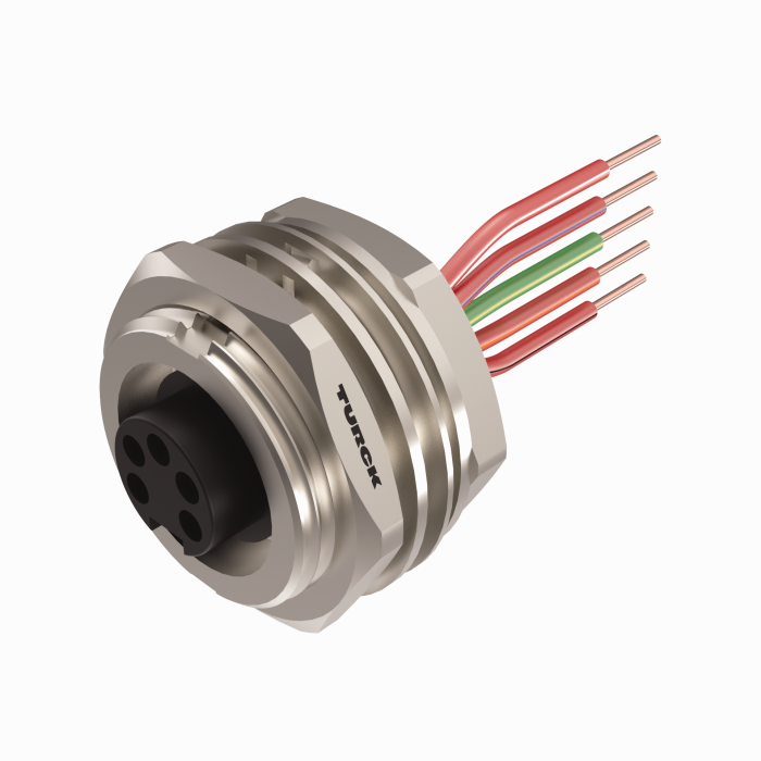 Actuator and Sensor Receptacle - Rear Mount (RKFP 55-0.3M)