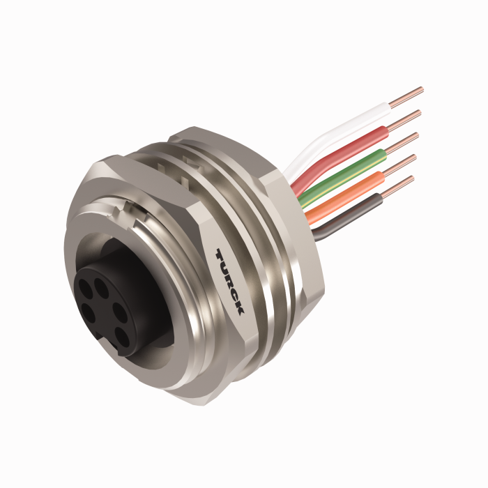 Actuator and Sensor Receptacle - Rear Mount (RKFP 56-0.5M)