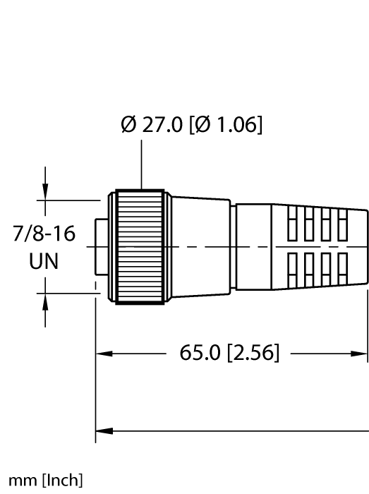 Powerfast™ Cordset - Connection Cable (RKM 54-0.5M/S4000)