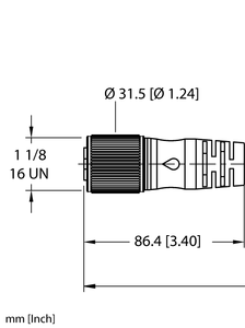 Powerfast Cordset - Connection Cable