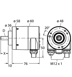 Absolute Rotary Encoder - Multiturn