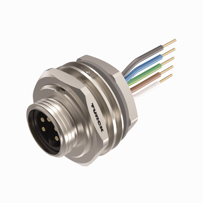 Actuator and Sensor Receptacle - Rear Mount (RSFP 50-0.2M)