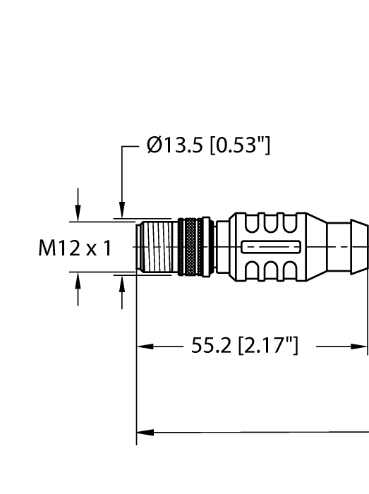 Industrial Ethernet Cable - Patch Cable (RSSV RJ45S 841-0.6M)