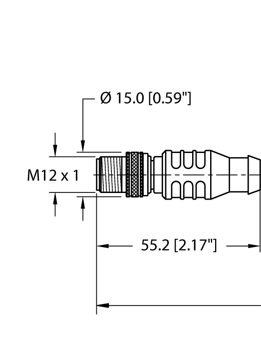 Cable for PROFIBUS-DP - Extension Cable (RSSW RKSW 455-1M)