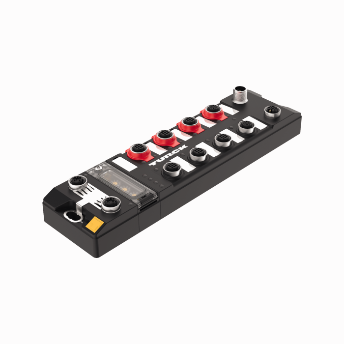 Compact and Secure Ethernet I/O Module - Safe Digital Inputs and Outputs, Standard Universal Digital Channels, IO-Link Master Ports (TBIP-LL-FDIO1-2IOL)