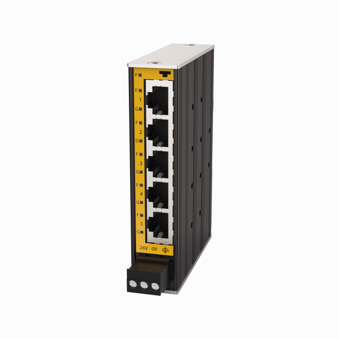 Unmanaged Ethernet Switch - 5 × 1000 Mbit ports (TNIC-UX-5GE)