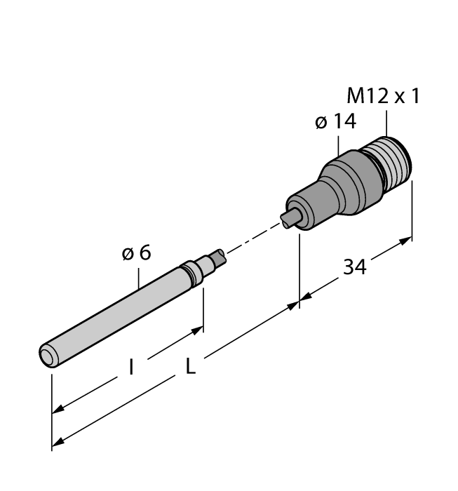 Temperature Detection - Probe (TP-306A-CF-H1141-L5000)