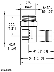 Washdown Cordset - Connection Cable