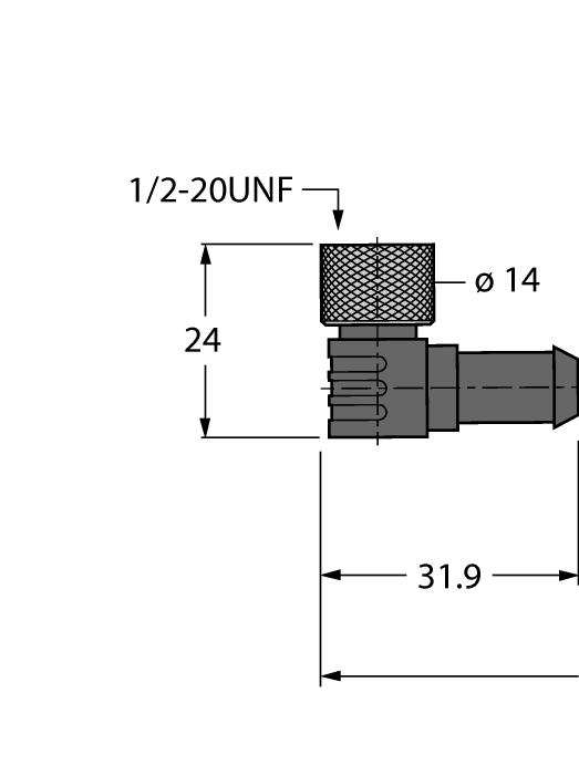 Actuator and Sensor Cordset - Connection Cordset (WKB 3T-10/S628)