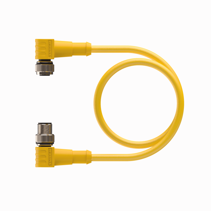 Double-ended Cordset - Right angle Female Connector to Right angle Male Connector (WKC 4.4T-1-WSC 4.4T/S3060/SV)